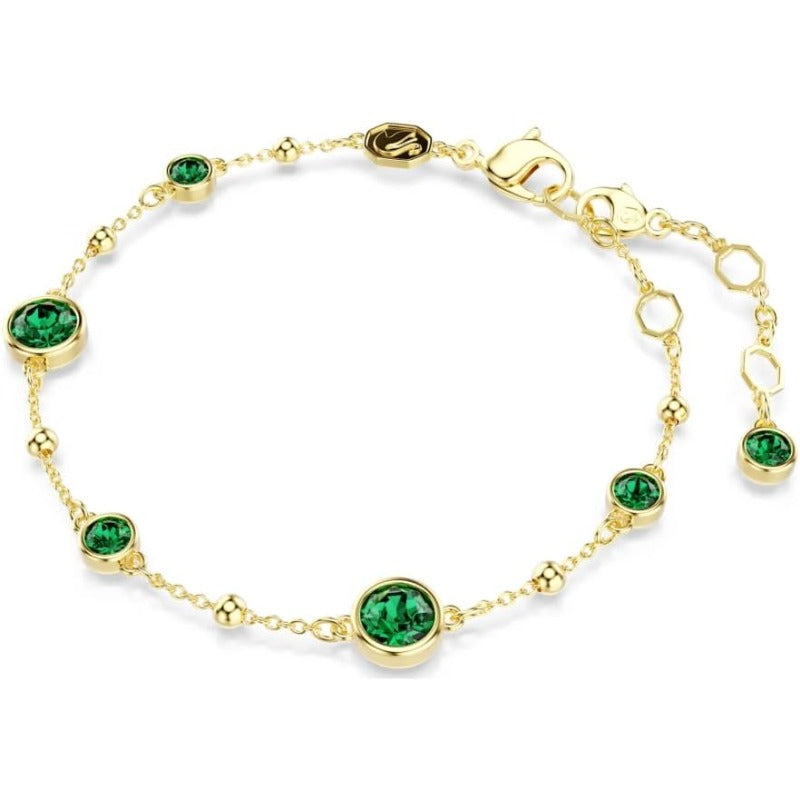 Pulseira Delicada de Esmeralda | Ouro