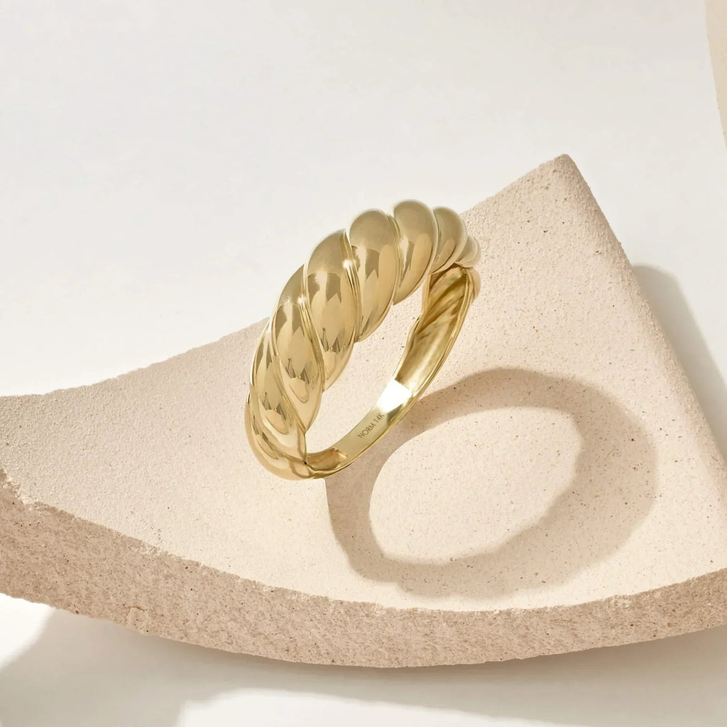 Anel Croissant | Ouro