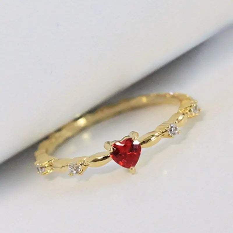 Anel Coralyn Amoura | Ouro Branco