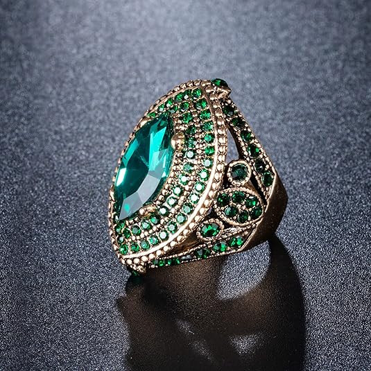 Anel Esmeralda Regent | Ouro