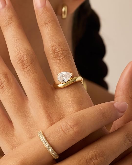 Anel Ondulado Promessa | Ouro