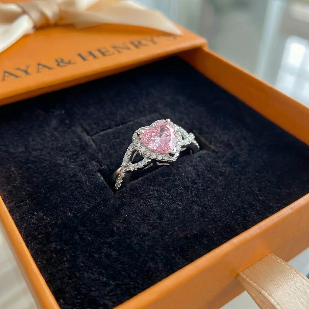 Anel Amour Twist Halo | Ouro Branco