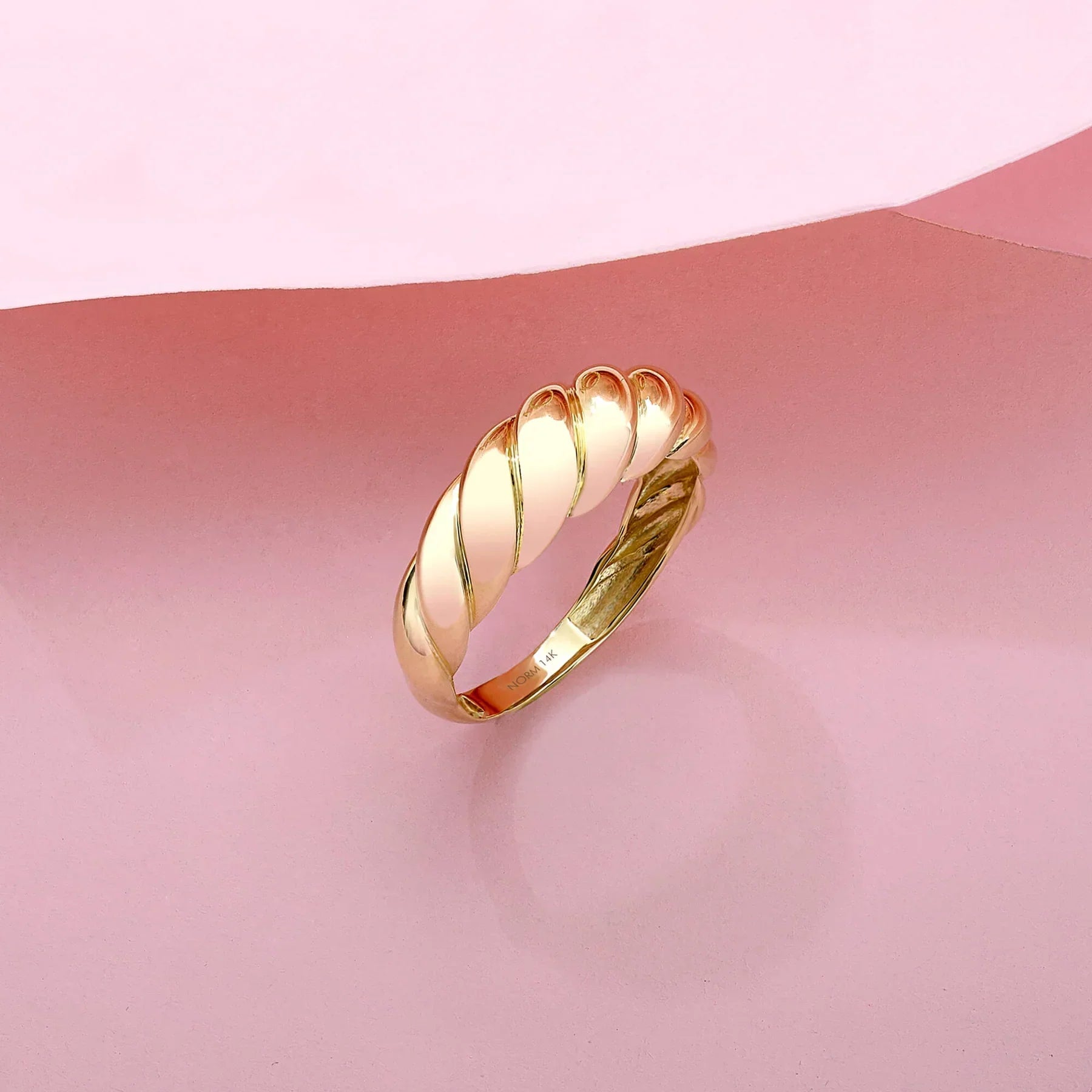 Anel Croissant | Ouro