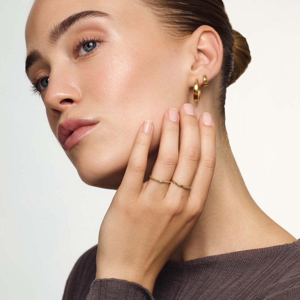 Anel Slim Dome | Ouro