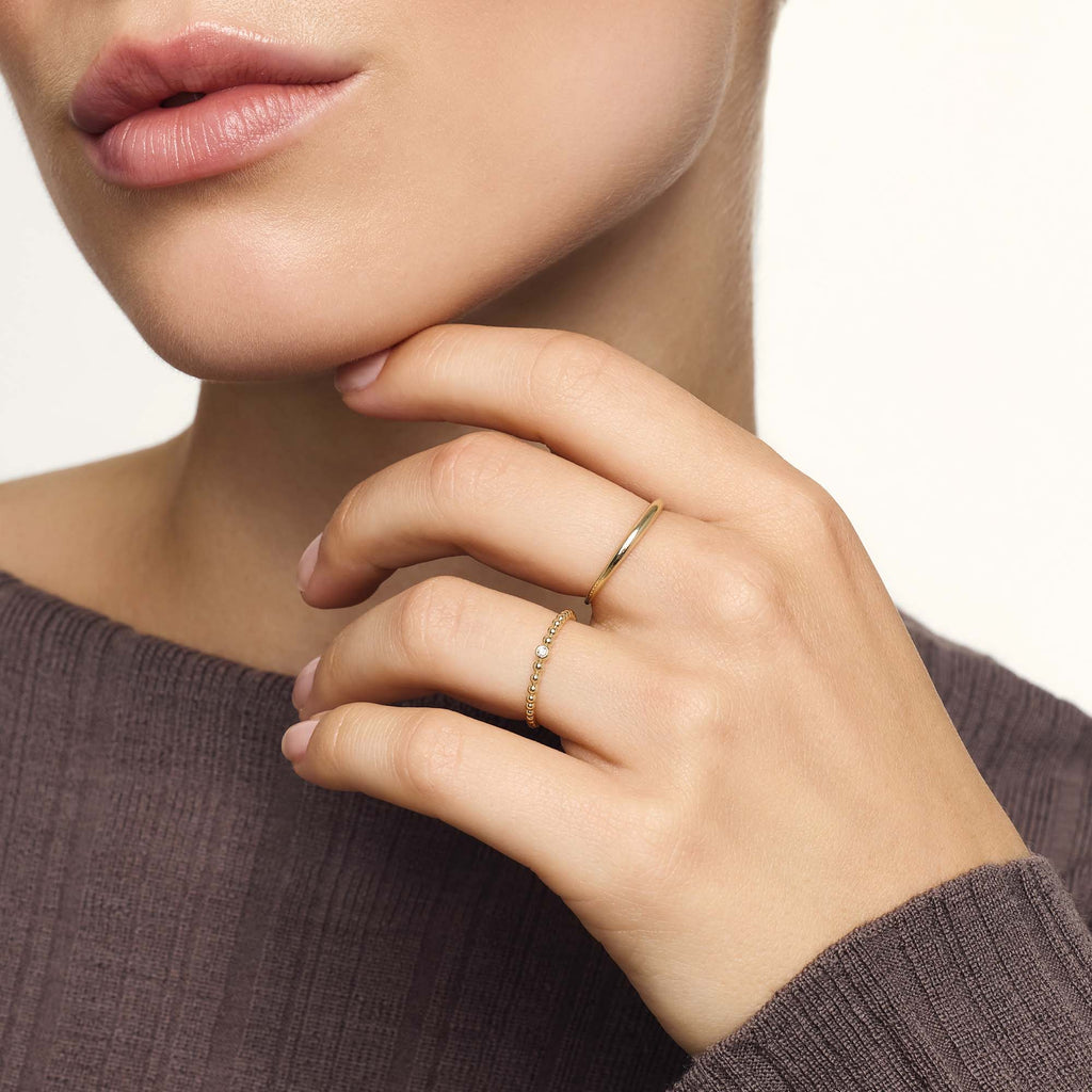 Anel Slim Dome | Ouro