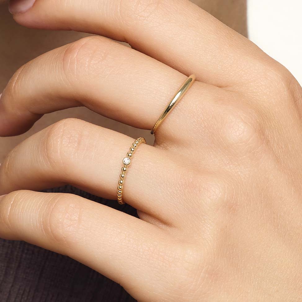 Anel Slim Dome | Ouro