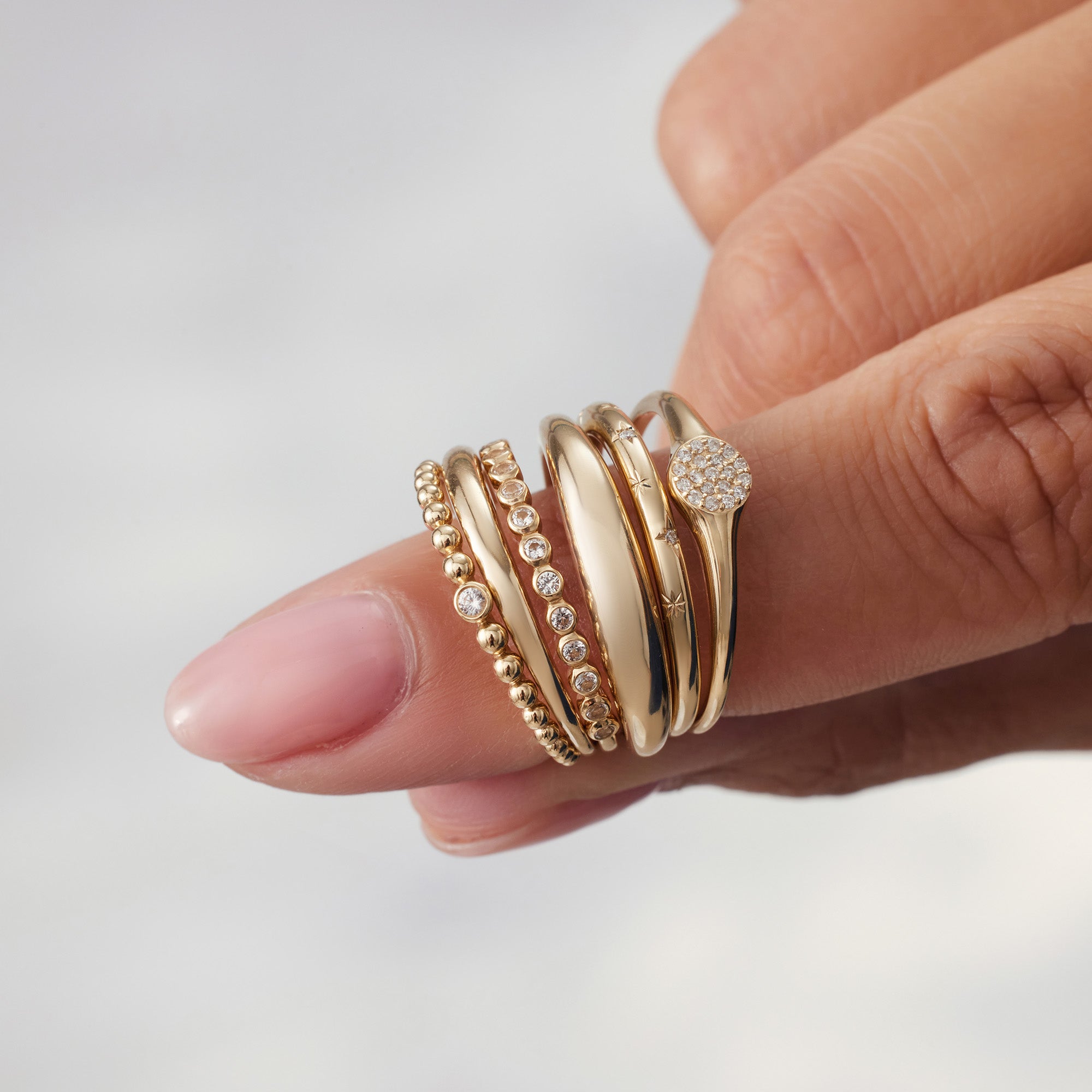 Anel Slim Dome | Ouro