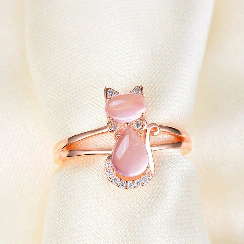 Anel Gatinho em Ouro Rosa | Ouro Rosa