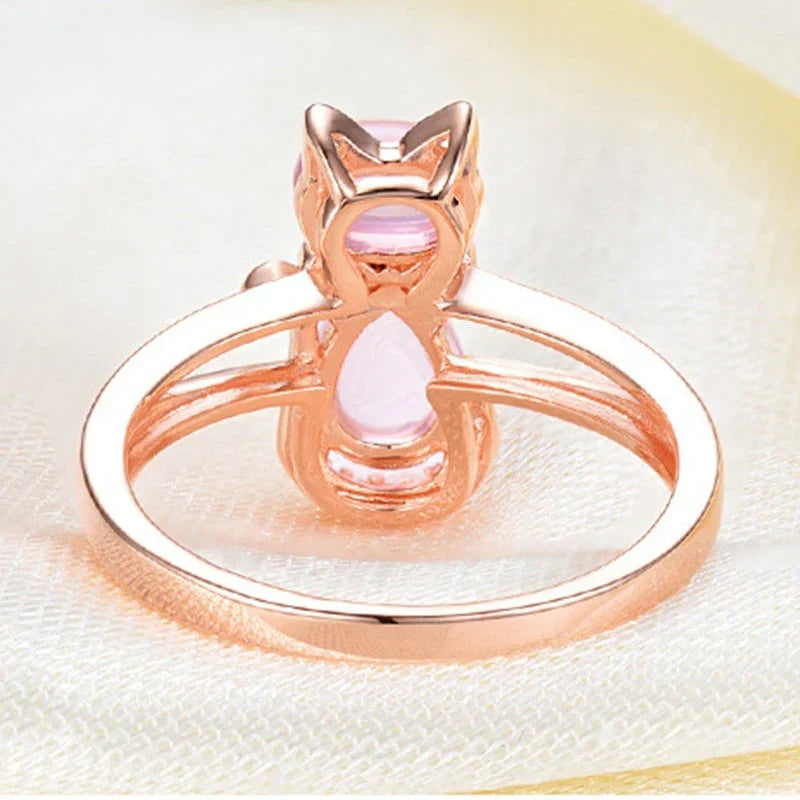 Anel Gatinho em Ouro Rosa | Ouro Rosa