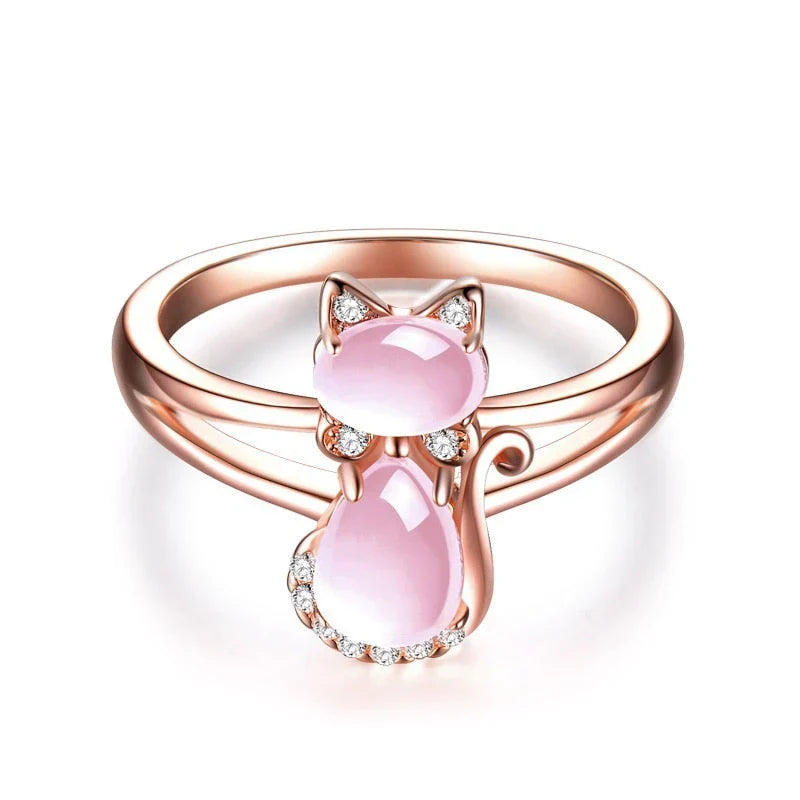 Anel Gatinho em Ouro Rosa | Ouro Rosa