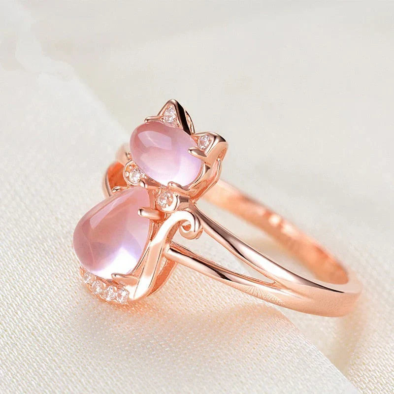 Anel Gatinho em Ouro Rosa | Ouro Rosa