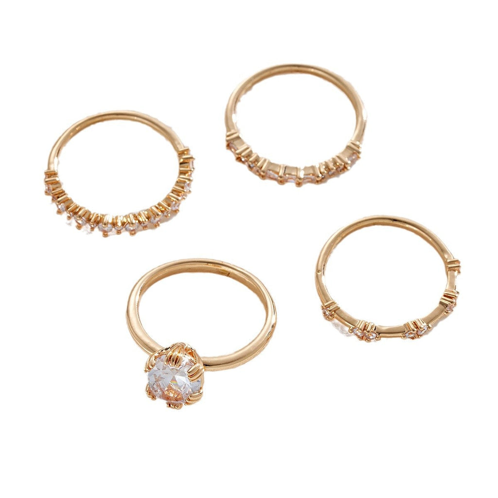 Conjunto de Anéis Solène Viremont | Ouro