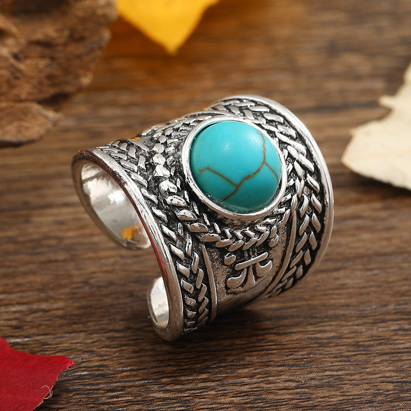 Anel Aberto Ravik Stone | Ouro Branco