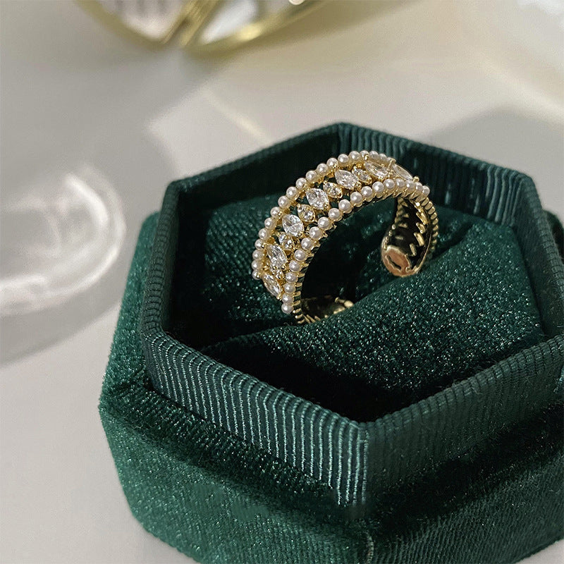 Conjunto de Anéis Elodie Vance | Ouro