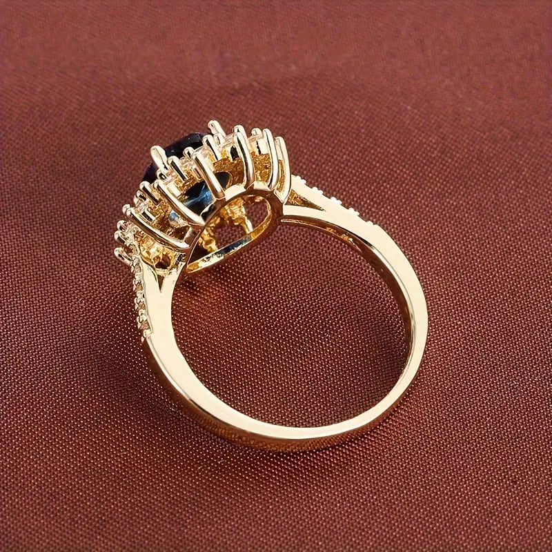 Anel Vionne Saphirae | Ouro Branco