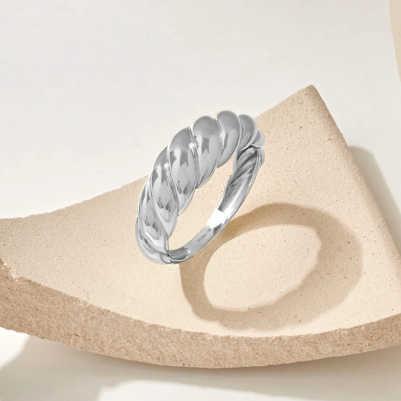 Anel Croissant | Ouro Branco